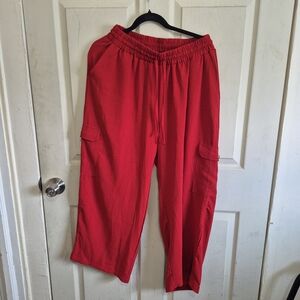 Ashley Stewart Bold Red Pants